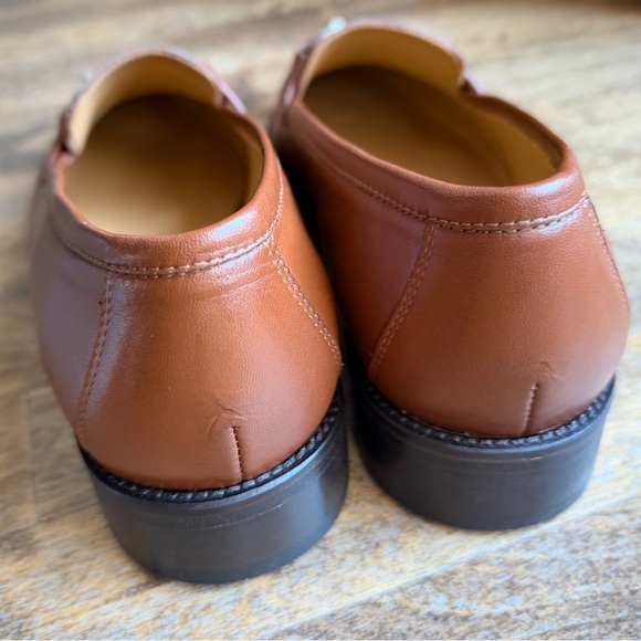 Hockerty Brown Leather Slip On Loafer Horse Bit Dress Shoes Mens Sz 42 Spain NIB - Picture 9 of 9